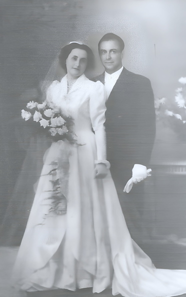 Mariage de Giorgio Diana et Maryse Belviso 4 juillet 1953.jpg