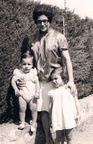 Baretta Christiane, Elisabeth et Alain au Val d'Or - Vallauris 12 09 1962