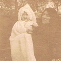 Paulette a 6 mois - Jardin du Luxembourg - 11 11 1930